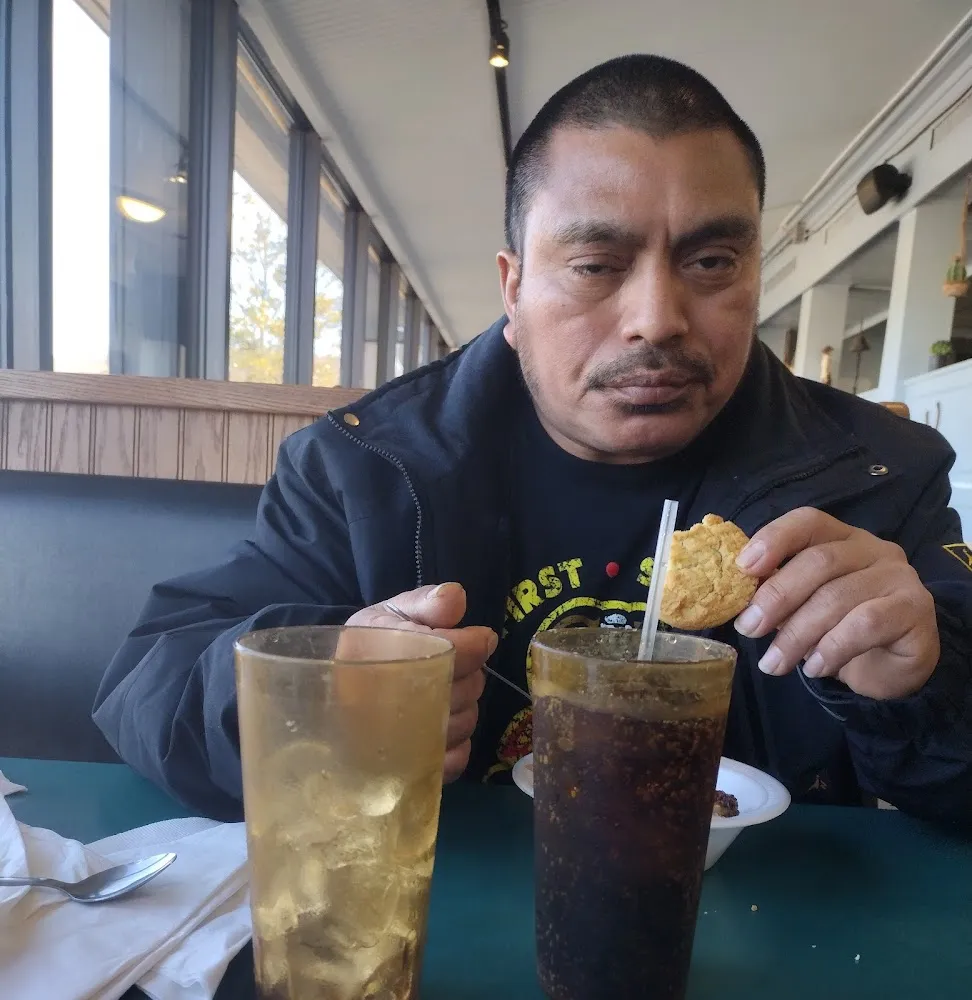 Rafael Eating a Cookie from the Buffet